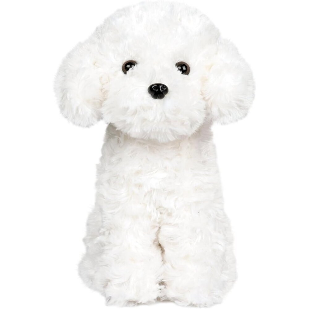 Bichon Frise Maltese Maltipoo White Labradoodle Plush Toy 12.6" Inches White - Picture 1 of 9